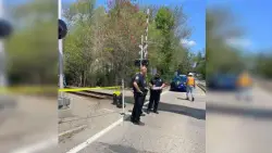 Elderly driver dies after pickup truck struck by commuter rail train in Cohasset